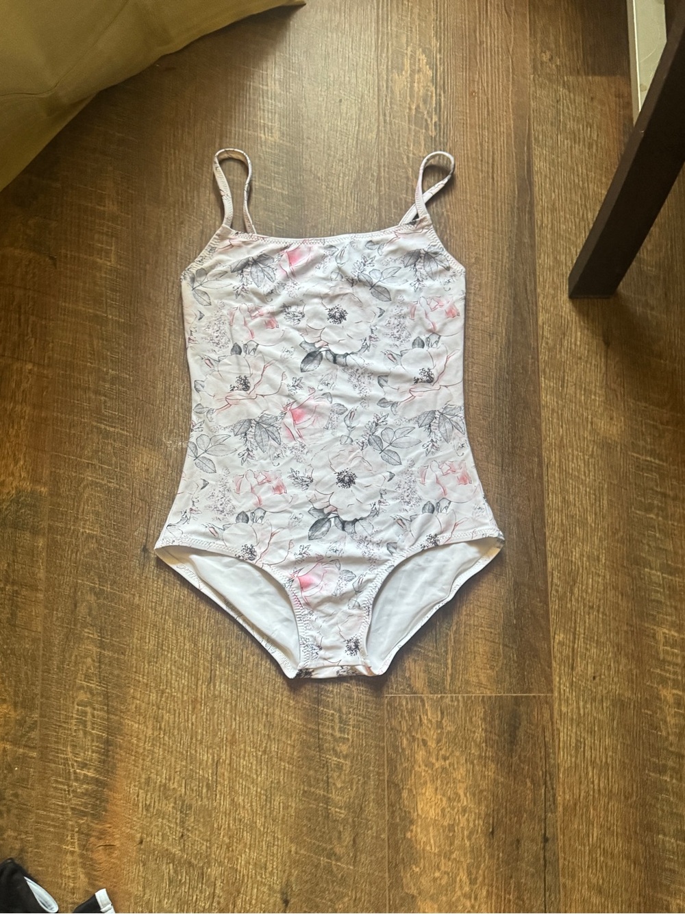 Chameleon White Floral leotard